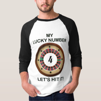 Roulette Lucky Number Here T-Shirt