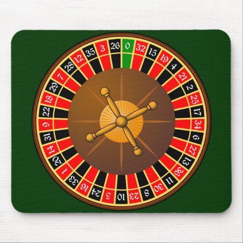 roulette mouse pad