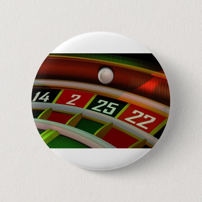 Roulette Rulet Casino Game Button (Front)