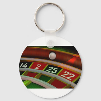 Roulette Rulet Casino Game Keychain