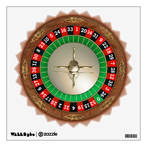 Roulette Starburst Wall Decal