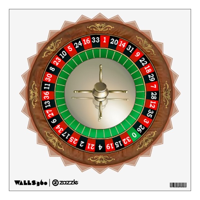 Roulette Starburst Wall Decal (Front)