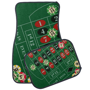 Roulette Table Car Mats