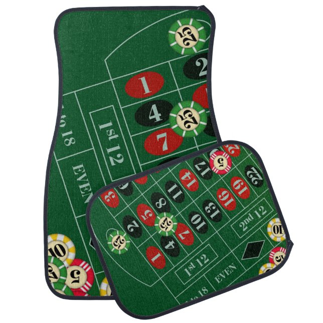Roulette Table Car Mats (Set)