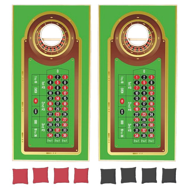 “Roulette Table” Corn Hole Set (Set)