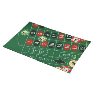 Roulette Table Custom Placemat