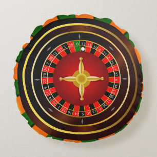 ROULETTE WHEEL 2  ROUND PILLOW