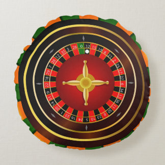 ROULETTE WHEEL 2 ROUND PILLOW