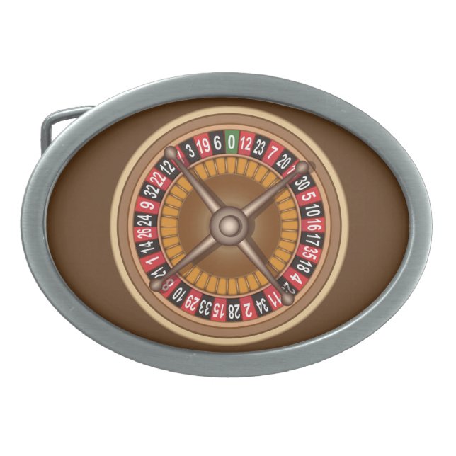 Roulette Wheel belt buckle (Front)