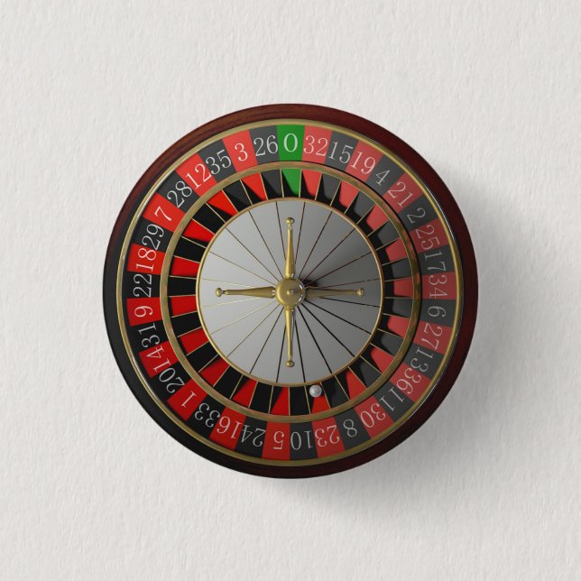 ROULETTE WHEEL  BUTTON (Front)