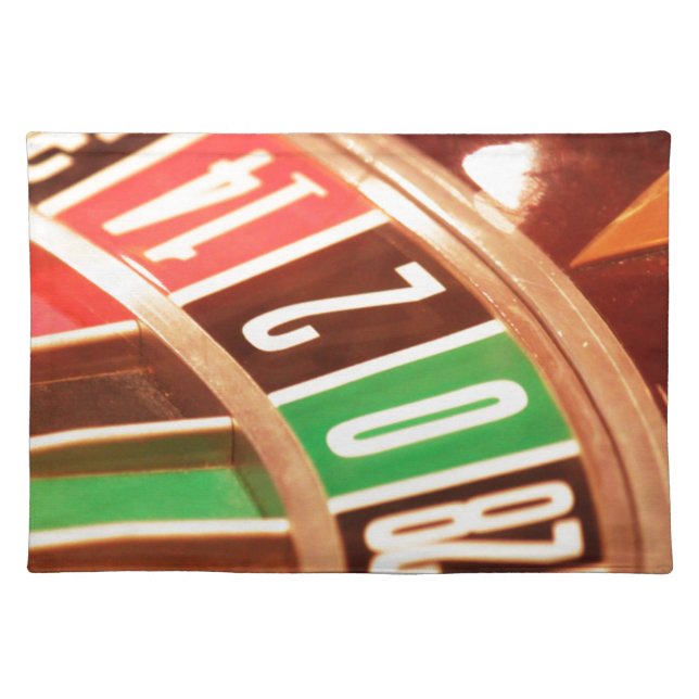 Roulette Wheel Cloth Placemat (Front)