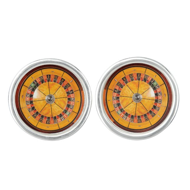 Roulette Wheel Cufflinks (Front)