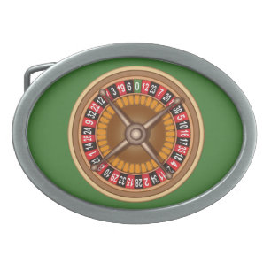 Roulette Wheel custom belt buckle