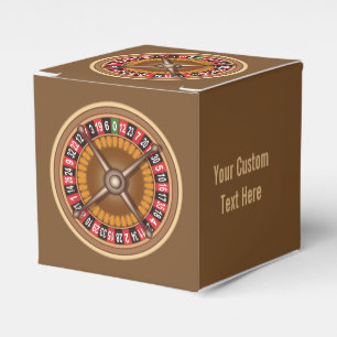 Roulette Wheel custom favor box