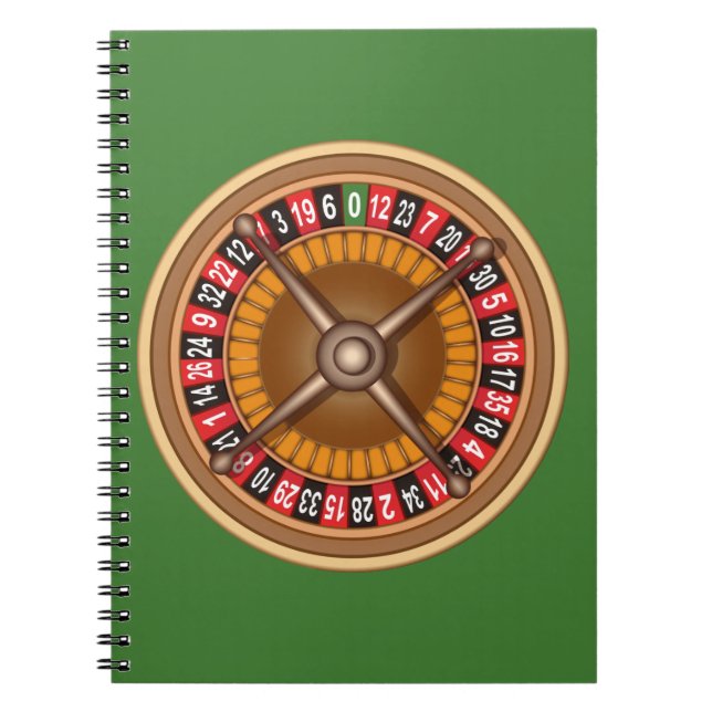 Roulette Wheel custom notebook (Front)
