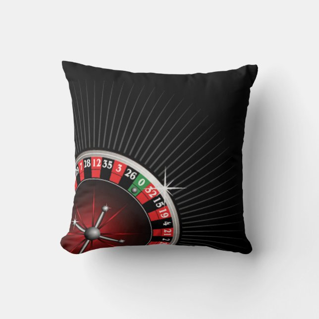 Roulette Wheel Custom Pillow (Front)