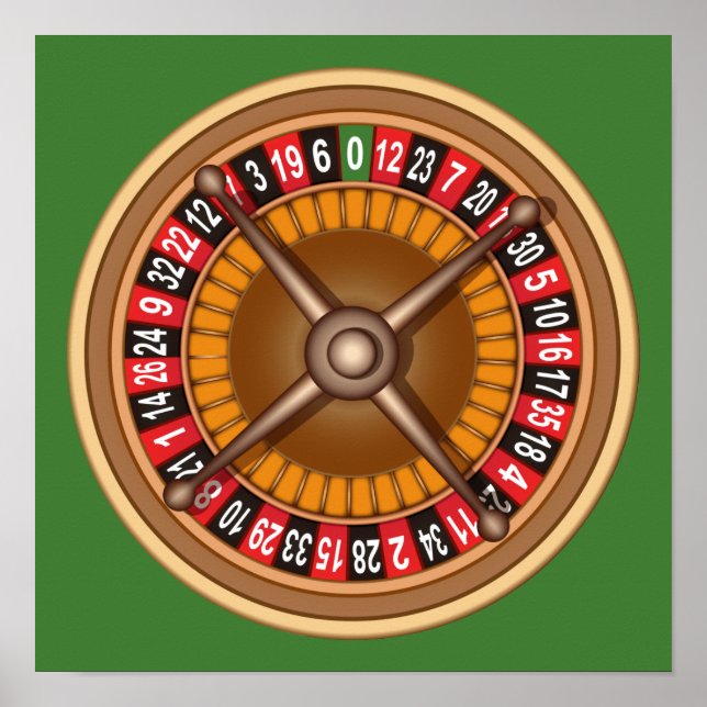 Roulette Wheel custom poster (Front)