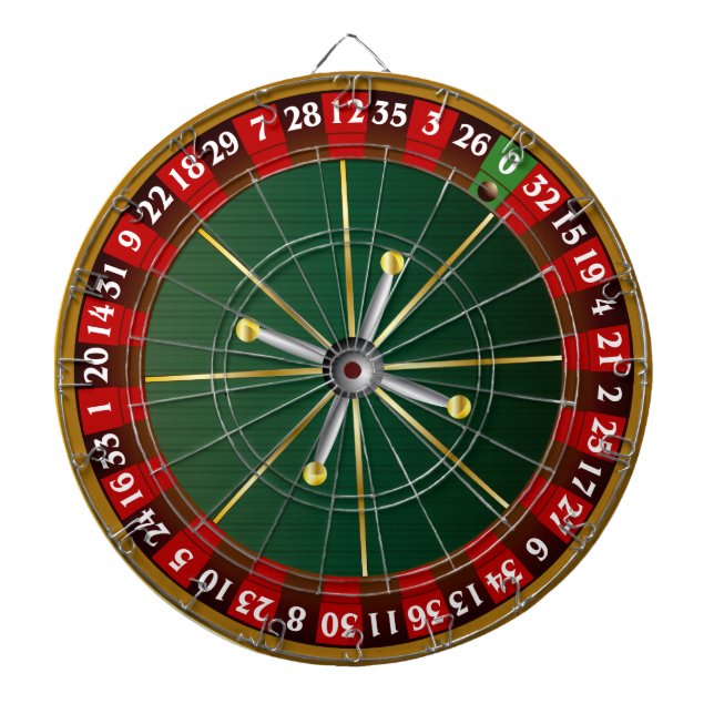 Roulette Wheel Dart Board (Front)