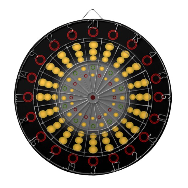 Roulette Wheel Game Room Darts Players Gifts Dart Board (Front)