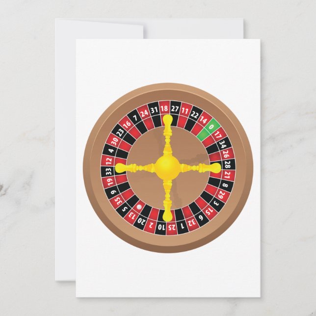 Roulette Wheel Invitations (Front)