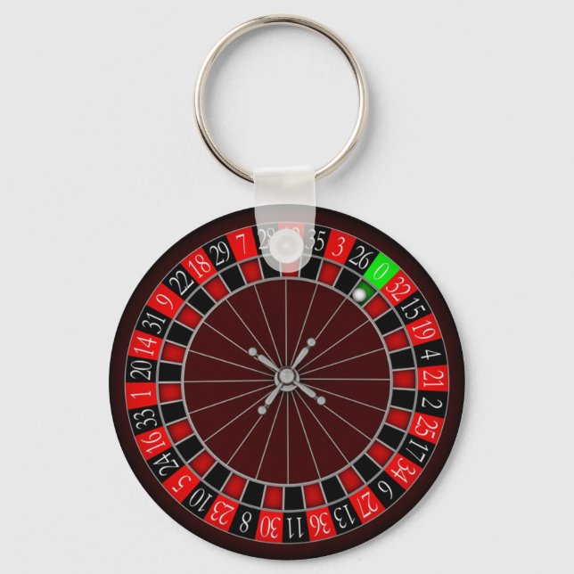 ROULETTE WHEEL KEYCHAIN (Front)
