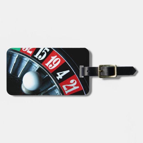 Roulette Wheel Luggage Tag