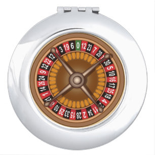 Roulette Wheel pocket mirror For Makeup