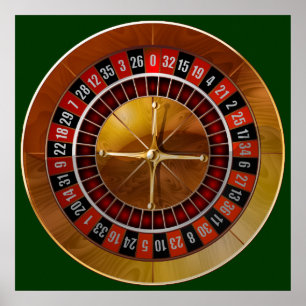 Roulette Wheel Poster