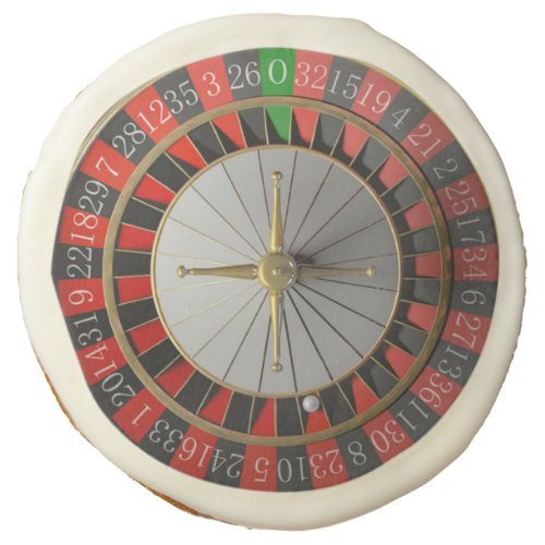 ROULETTE WHEEL SUGAR COOKIE