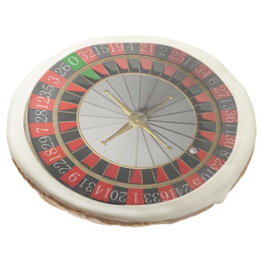 ROULETTE WHEEL SUGAR COOKIE (Angled)