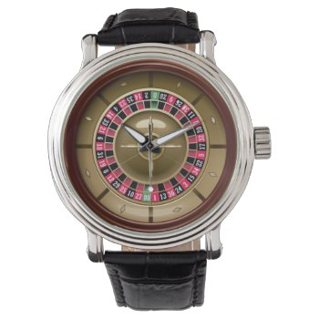 Roulette Wheel Watch by StarStock at Zazzle