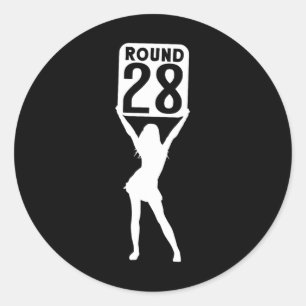 Round 28 classic round sticker
