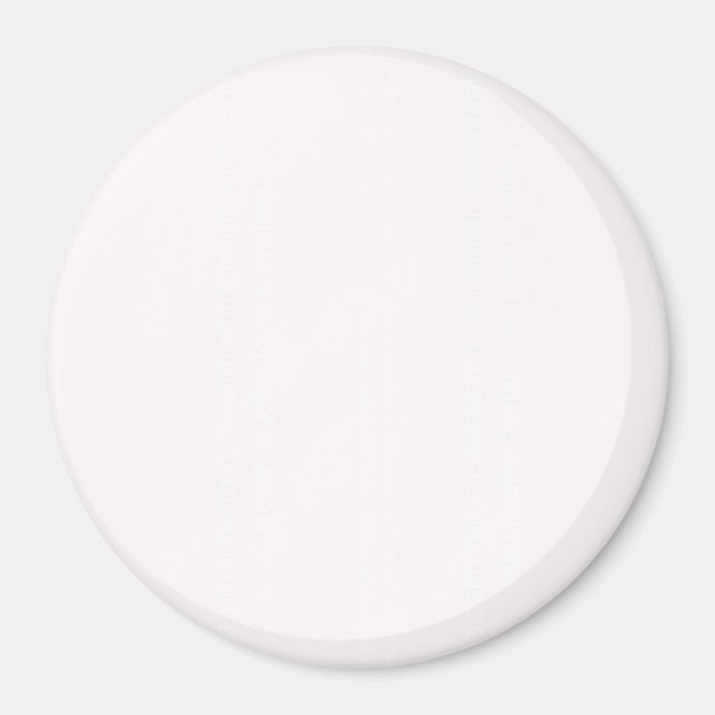 Round, 3 inch magnet (Front)