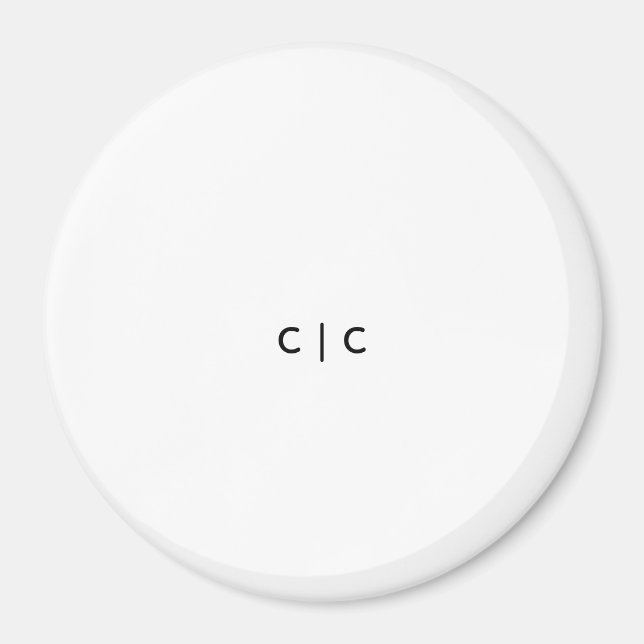 Round, 3 inch magnet (Front)