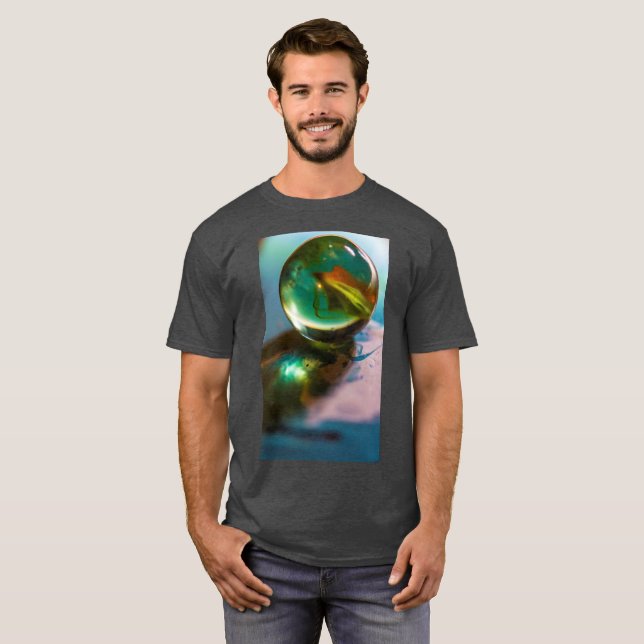 Round and Round Men's Basic Dark T-Shirt (Front Full)