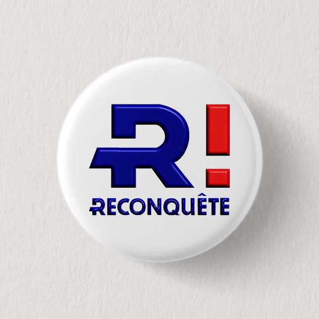 Round Badge 32 mm, Reconquest support Button (Front)