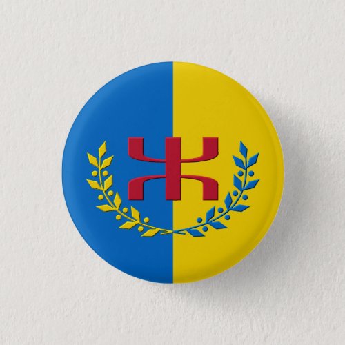 round badge 3 cm kabylie logo button