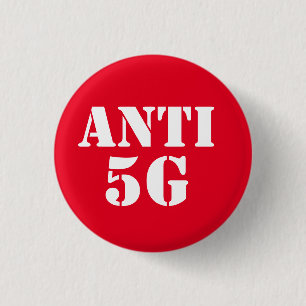 Round badge button Anti 5G