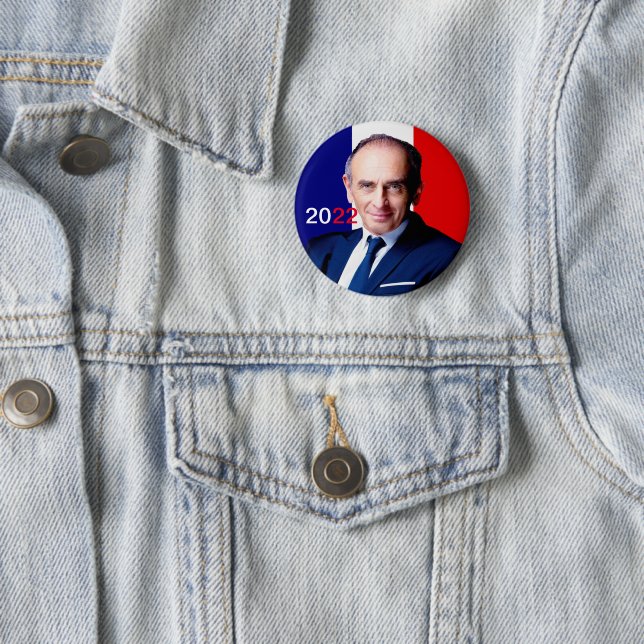 Round Badge, Zemmour 2022 Button (In Situ)