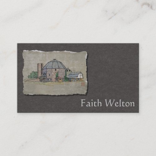 Round Barn Business Card