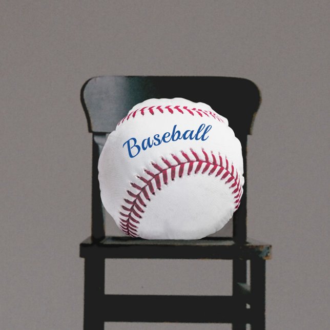 Round Baseball Customizable Round Round Pillow (Creator Uploaded)