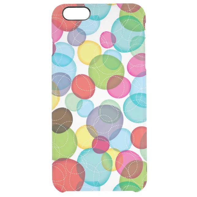 Round bubbles kids pattern 2 uncommon iPhone case (Back)