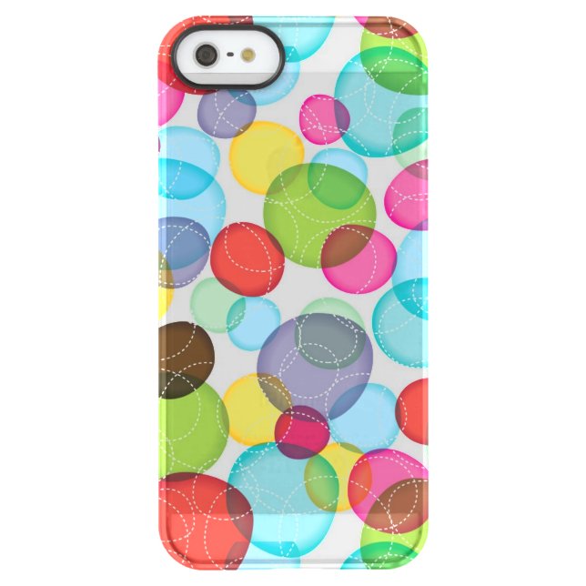 Round bubbles kids pattern 2 uncommon iPhone case (Back)