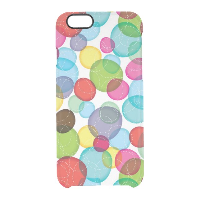 Round bubbles kids pattern 2 uncommon iPhone case (Back)