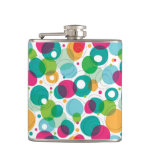 Round bubbles kids pattern flask