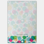 Round bubbles kids pattern post-it notes