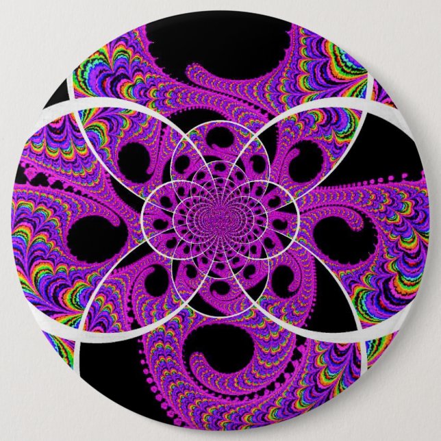 Round Button, Colossal, 6 Inch Button (Front)