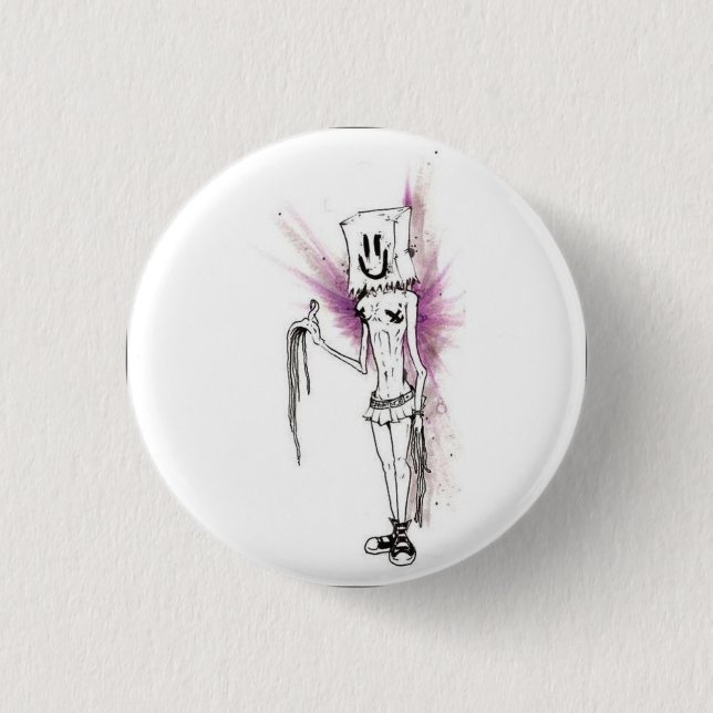 Round Button - Customized (Front)