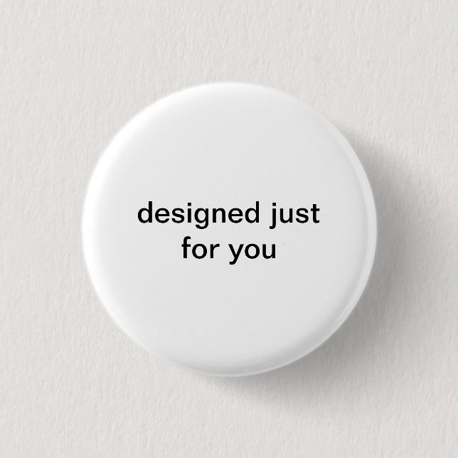 round button designed just for you (Front)
