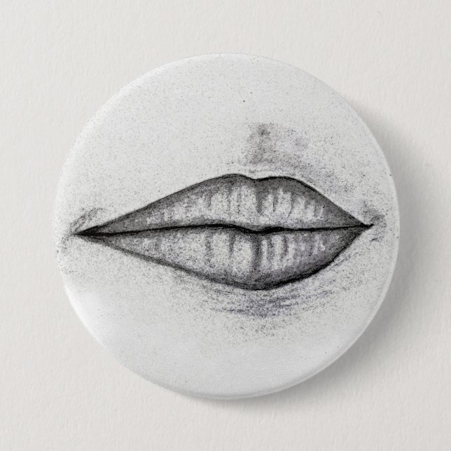 Round Button, Large, 3 Inch Button (Front)